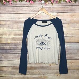 MINKPINK Steady Rays Happy Days Raglan Tee